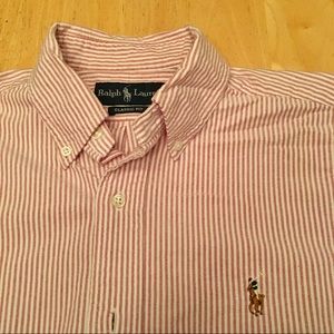 RED STRIPED Ralph Lauren Polo Oxford Button Down